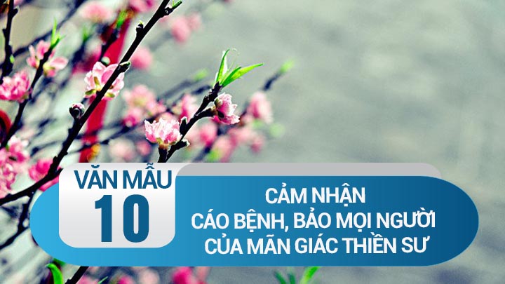 Cảm nhận bài thơ Cáo bệnh bảo mọi người – Thiền Sư Mãn Giác