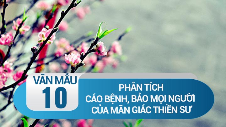 Phân tích bài thơ Cáo bệnh, bảo mọi người của Thiền sư Mãn Giác