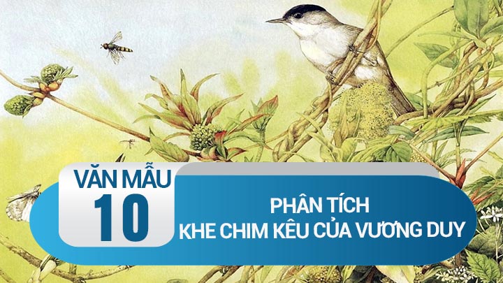 Phân tích bài thơ Khe chim kêu của Vương Duy