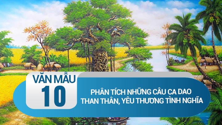 Những ca dao than thân hay và ý nghĩa