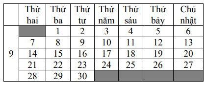 câu 2 đề thi Toán lớp 2 học kỳ 1 năm 2019 số 44