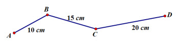 ính độ dài đường gấp khúc ABCD