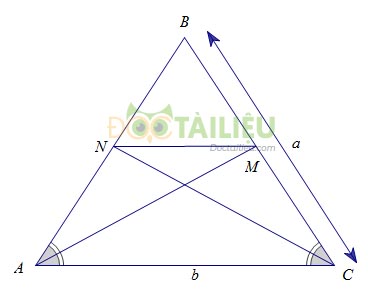 Tính chất đường phân giác của tam giác: Lý thuyết và các dạng bài thường gặp
