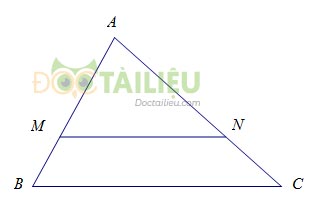 Tổng hợp lý thuyết chương 3 phần Hình học: Tam giác đồng dạng ảnh 1