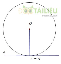 Lý thuyết về vị trí tương đối của đường thẳng và đường tròn ảnh 3