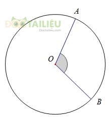 Lý thuyết về góc ở tâm, số đo cung và các dạng bài thường gặp ảnh 2