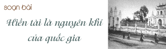Soạn Bai Hiền Tai La Nguyen Khi Của Quốc Gia Ngắn Gọn Nhất Soạn Văn 10