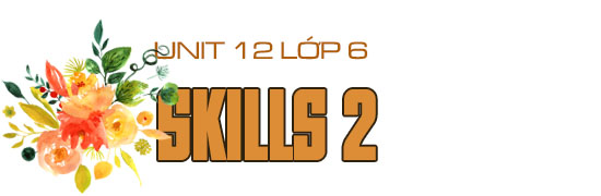 Skills 2 Tiếng Anh lớp 6 Unit 12 hình 1