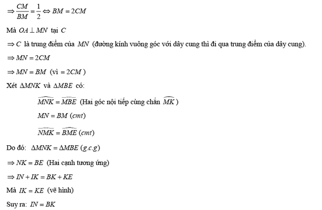 Đáp án đề thi thử vào lớp 10 môn Toán 2020 trường THCS Bình Phước phần 10