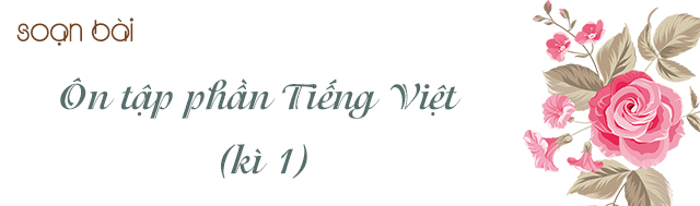 Soạn bài Ôn tập phần Tiếng Việt lớp 7 kì 1