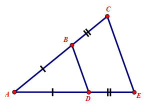 Bài toán chứng minh tam giác cân vì 2 cạnh bằng nhau