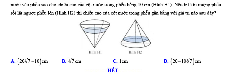 Đề thi thử THPT Quốc gia 2020 môn Toán THPT Nghi Sơn lần 1 trang 6