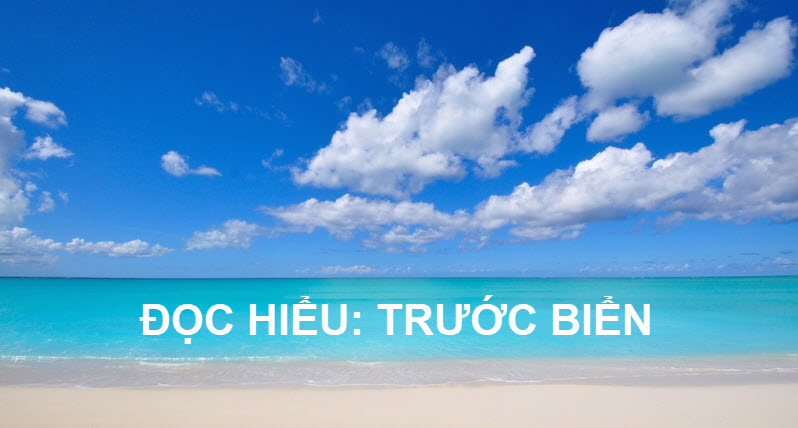 Đọc hiểu Trước biển của nhà thơ Vũ Quần Phương