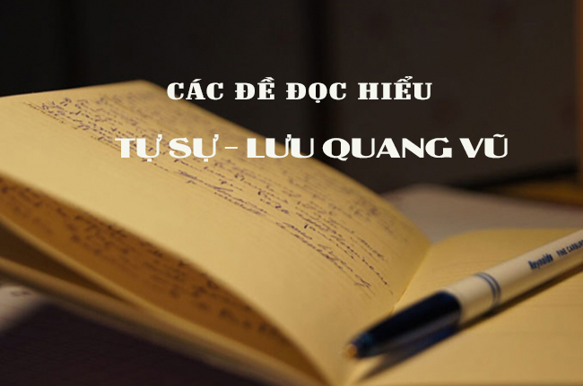 Các đề đọc hiểu Tự sự