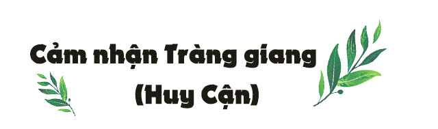 Cảm nhận bài thơ Tràng giang – Huy Cận – THPT Lê Hồng Phong