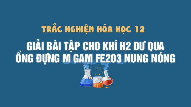 Phản ứng giữa h2 + fe2o3 đun nóng và tính ứng dụng của nó