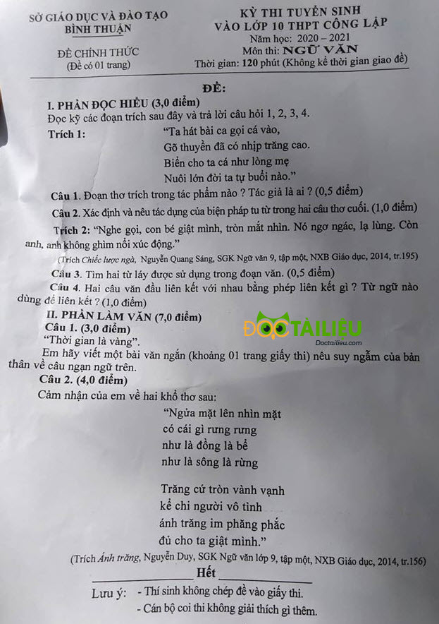 Đề thi Văn lớp 10 là cơ hội để thử sức với các tác phẩm văn học tiêu biểu, rèn luyện khả năng viết lách và suy luận. Hãy xem hình ảnh liên quan đến đề thi này để tìm cách cải thiện kỹ năng của mình.