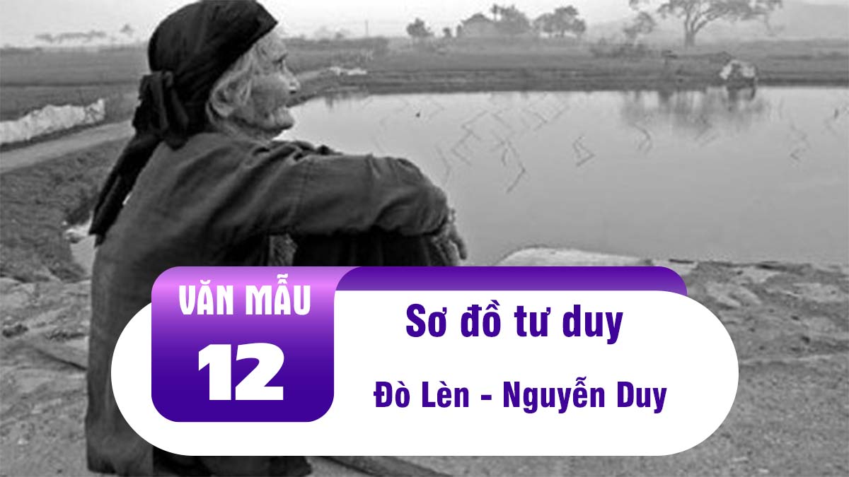 Sơ đồ tư duy Đò Lèn – Nguyễn Duy