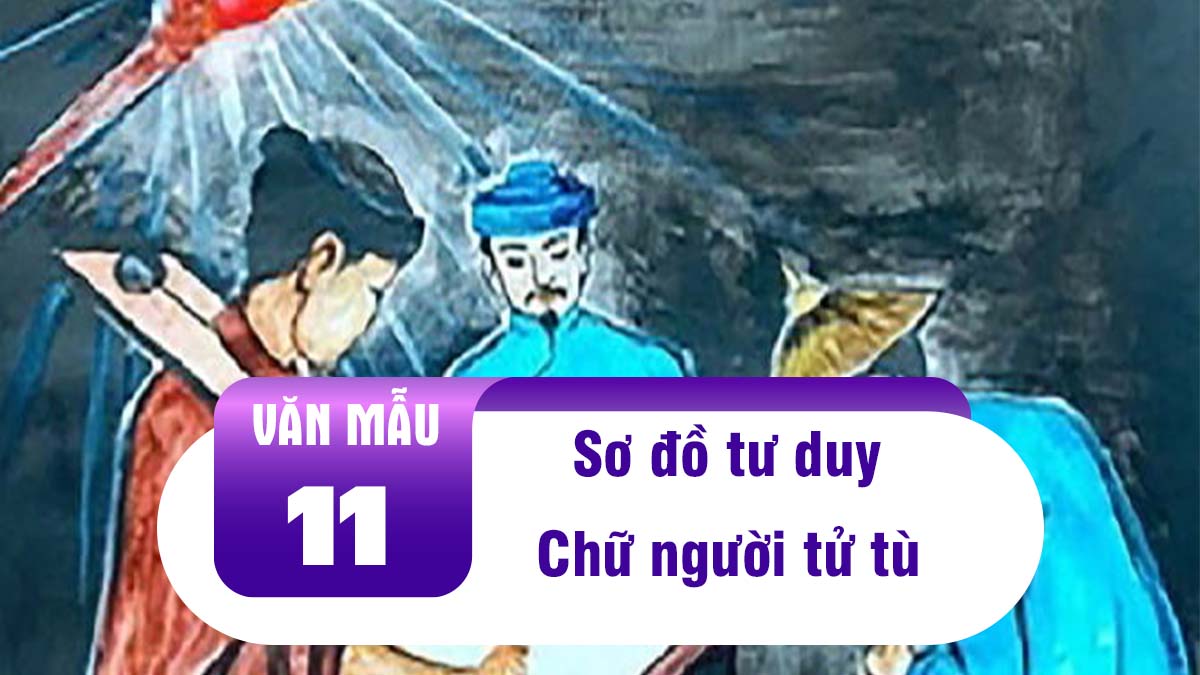 Sơ đồ tư duy Chữ người tử tù – Nguyễn Tuân