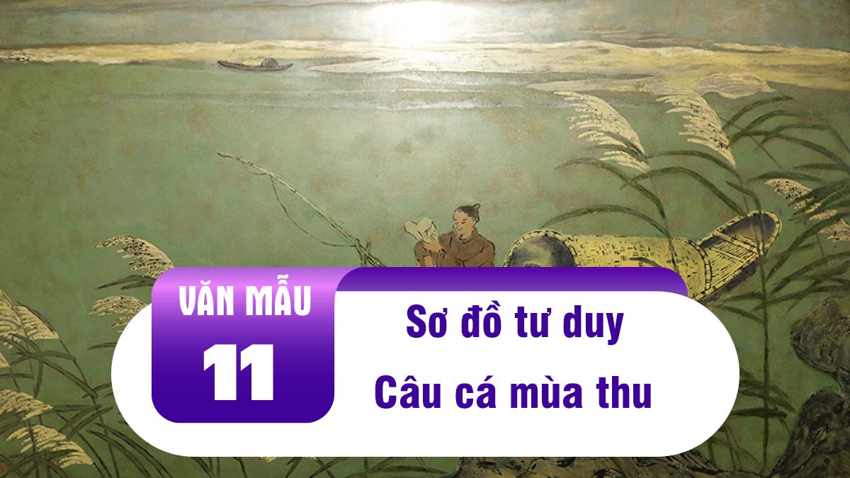 Sơ đồ tư duy Câu cá mùa thu (Thu điếu) – Nguyễn Khuyến