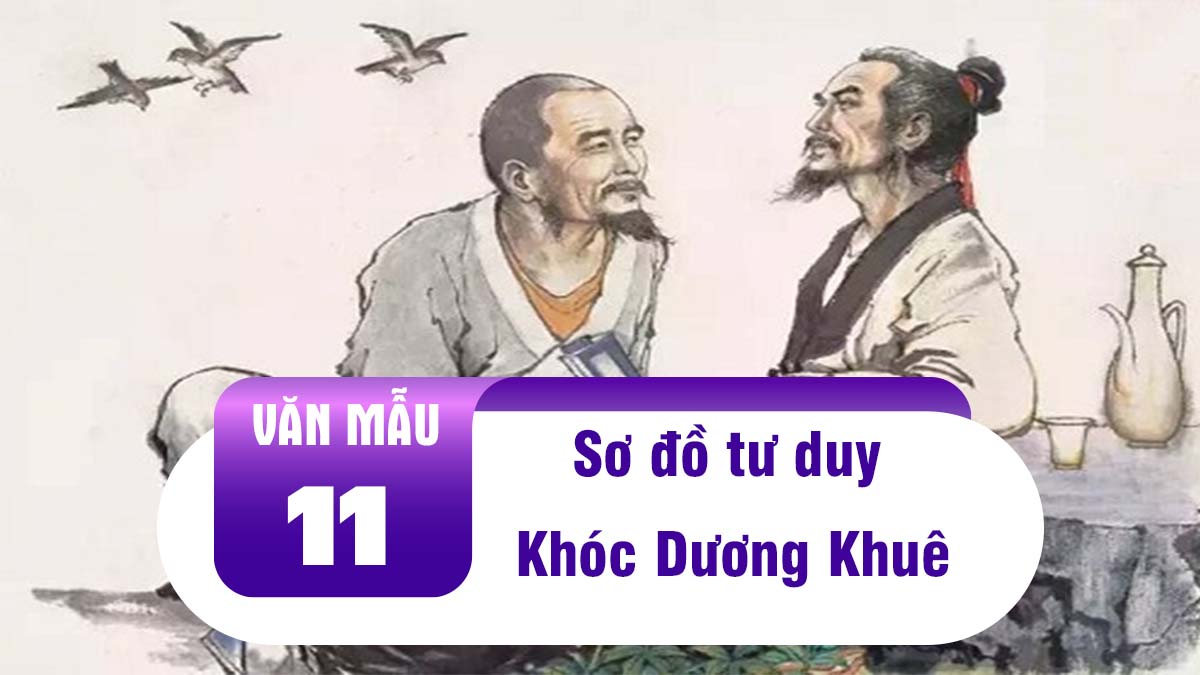 Sơ đồ tư duy Khóc Dương Khuê – Nguyễn Khuyến