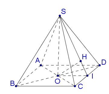 Cho hình chóp S.ABCD có đáy ABCD là hình chữ nhật, hai mặt phẳng left( SAC hình ảnh