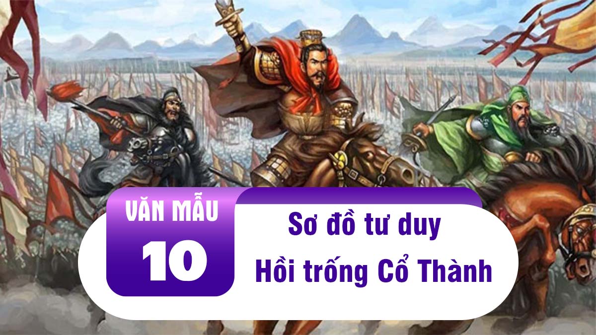 Sơ đồ tư duy Hồi trống Cổ Thành – La Quán Trung