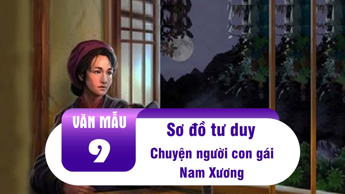 Sơ đồ tư duy Chuyện người con gái Nam Xương - Nguyễn Dữ
