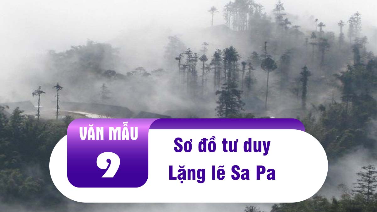 Sơ đồ tư duy Lặng lẽ Sa Pa - Nguyễn Thành Long