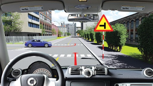 Để điều khiển cho xe đi thẳng, người lái xe phải làm gì là đúng quy tắc giao hình ảnh