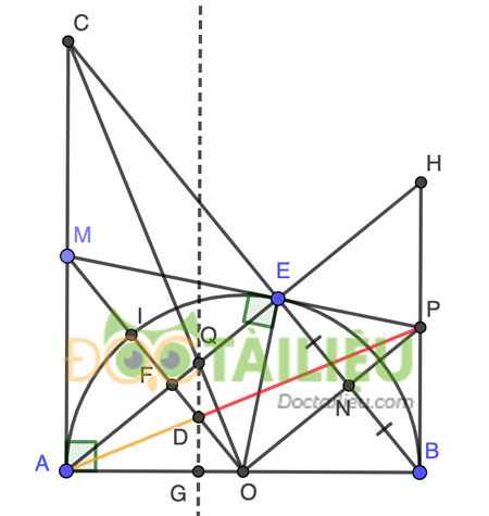 Đáp án đề thi học kì 1 môn Toán 9 chuyên Amsterdam năm 2020 câu 3