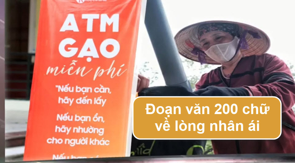 Viết đoạn văn 200 chữ về lòng nhân ái - Đọc Tài Liệu