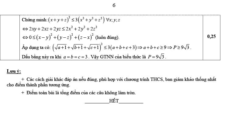 đề 1 toán chung vào 10 Lê Hồng Phong - Ban tự nhiên ảnh 6