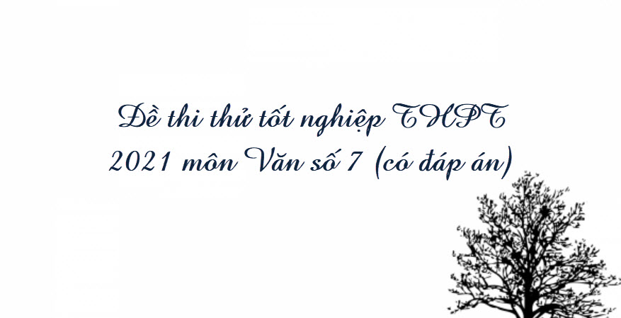 Đề thi thử tốt nghiệp THPT 2021 môn Văn số 7 (có đáp án) ( https://doctailieu.com › de-thi-thu-tot... ) 