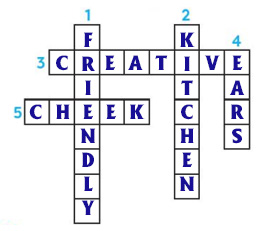 Answer Solve the crossword puzzle - Review 1 Tiếng Anh 6