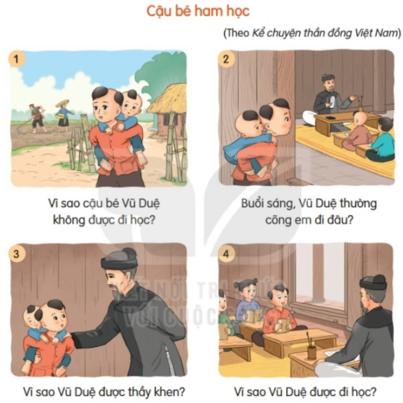 Giải bài tập Tiếng Việt 2  tập 1 Bài 9 Kết nối tri thức Cậu bé ham học