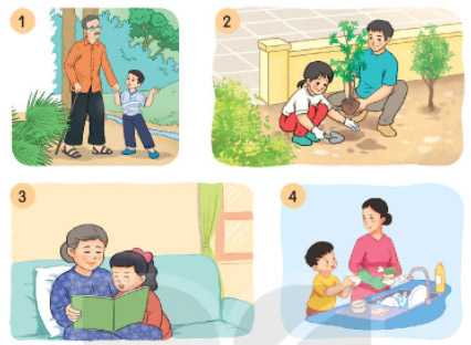 Giải bài tập Tiếng Việt 2 tập 1 Bài 30 Kết nối tri thức câu 1 luyện viết