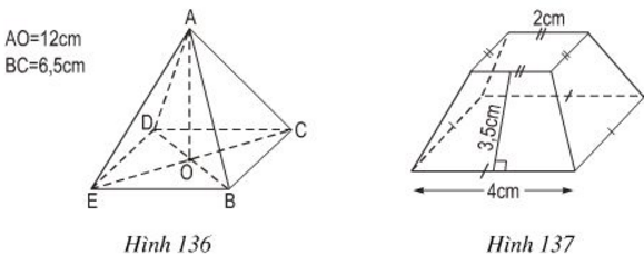 Tạo lập hình chóp tam giác đều có độ dài cạnh đáy 3 cm và cạnh