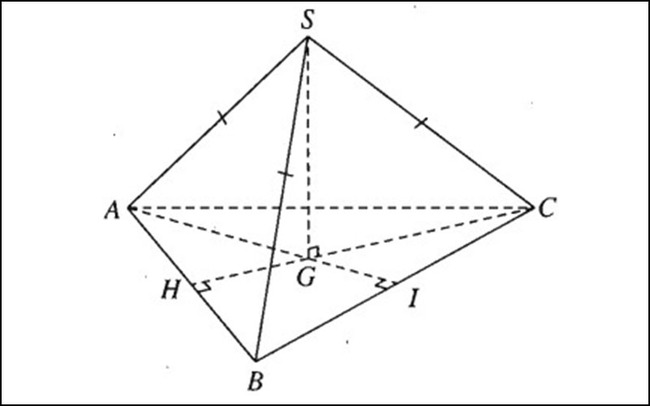 Hình chóp tam giác đều là gì Hình minh họa  VFOVN