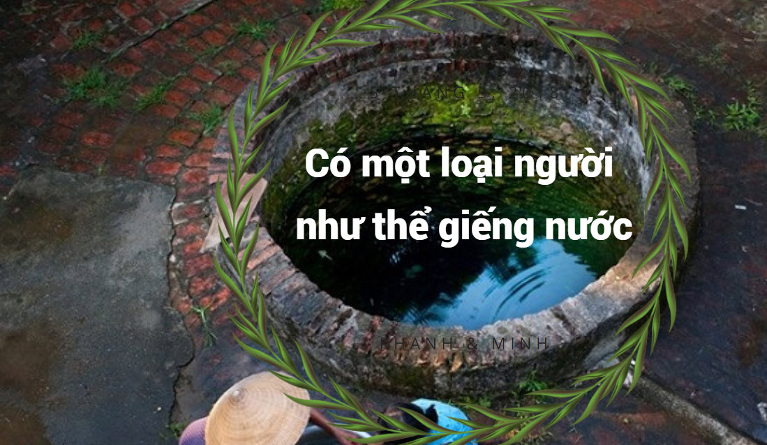 Đọc hiểu Có một loại người như thể giếng nước