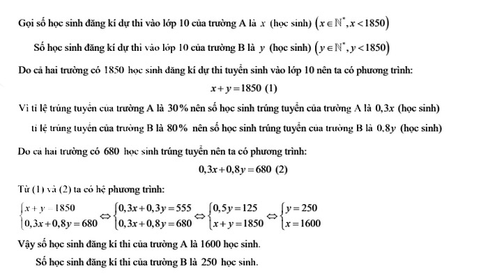 Đáp án đề thi tuyển sinh lớp 10 môn Toán Kon Tum câu 3