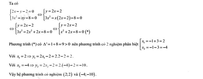 Đáp án đề thi vào 10 môn Toán Nam Định 2022 câu 2