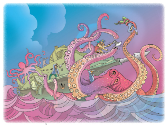 Vì sao gọi bạch tuộc là quái vật biển cả
