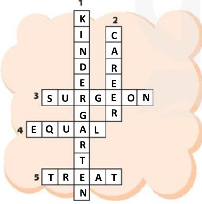 Do the crossword. Use the words you have learnt in this unit