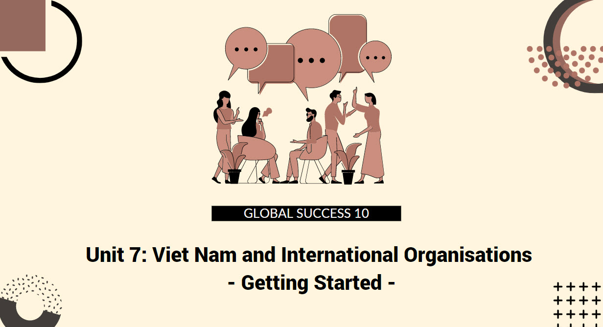 Unit 7 Lớp 10 Global Success Getting Started