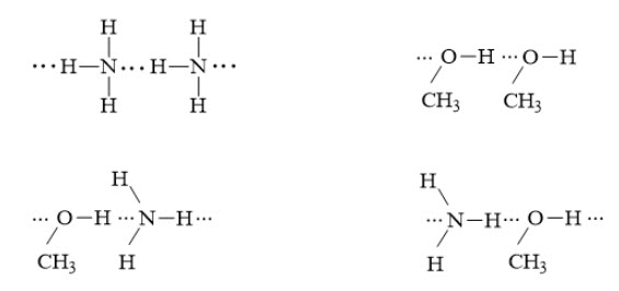 Cho dãy các phân tử C2H6, CH3OH, NH3