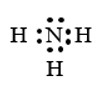 Hãy biểu diễn sự hình thành các cặp electron chung cho phân tử NH3 hình 2