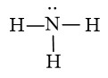 Hãy biểu diễn sự hình thành các cặp electron chung cho phân tử NH3 hình 3