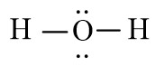 Viết công thức Lewis cho các phân tử H2O và CH4 hình 1