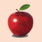 Biểu diễn trọng lực tác dụng lên quả táo (G là trọng tâm) hình